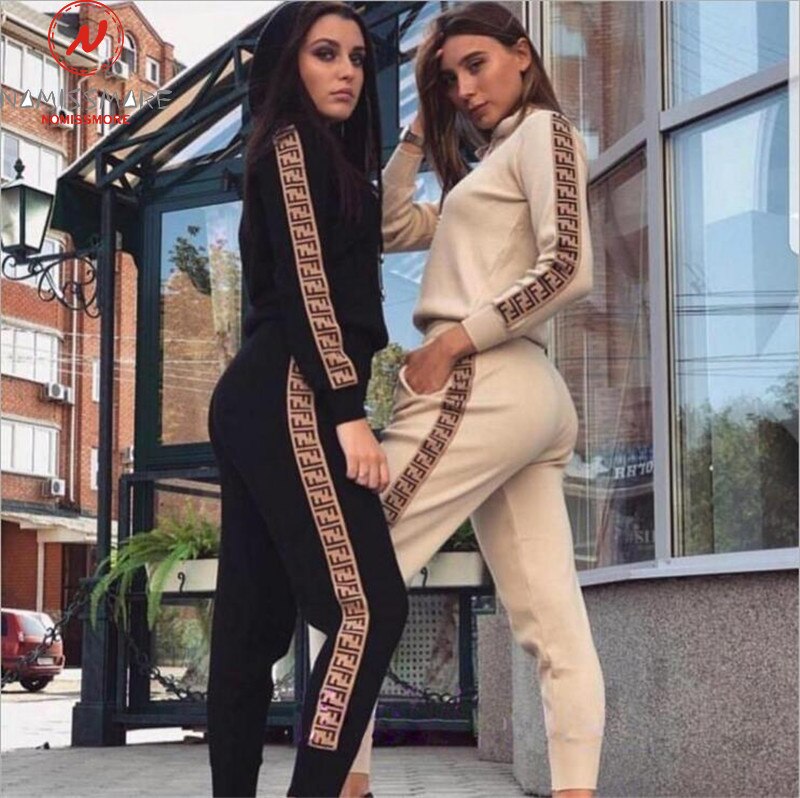 WILUXE Women Autumn Streetwear Two Piece